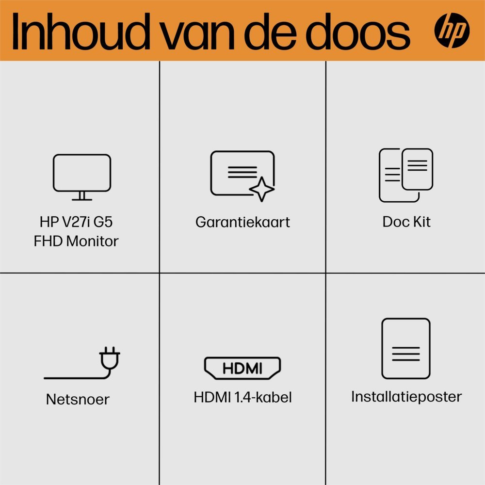 HP V27i G5 27" | 1920x1080 IPS | 75Hz | Monitor - Afbeelding 15