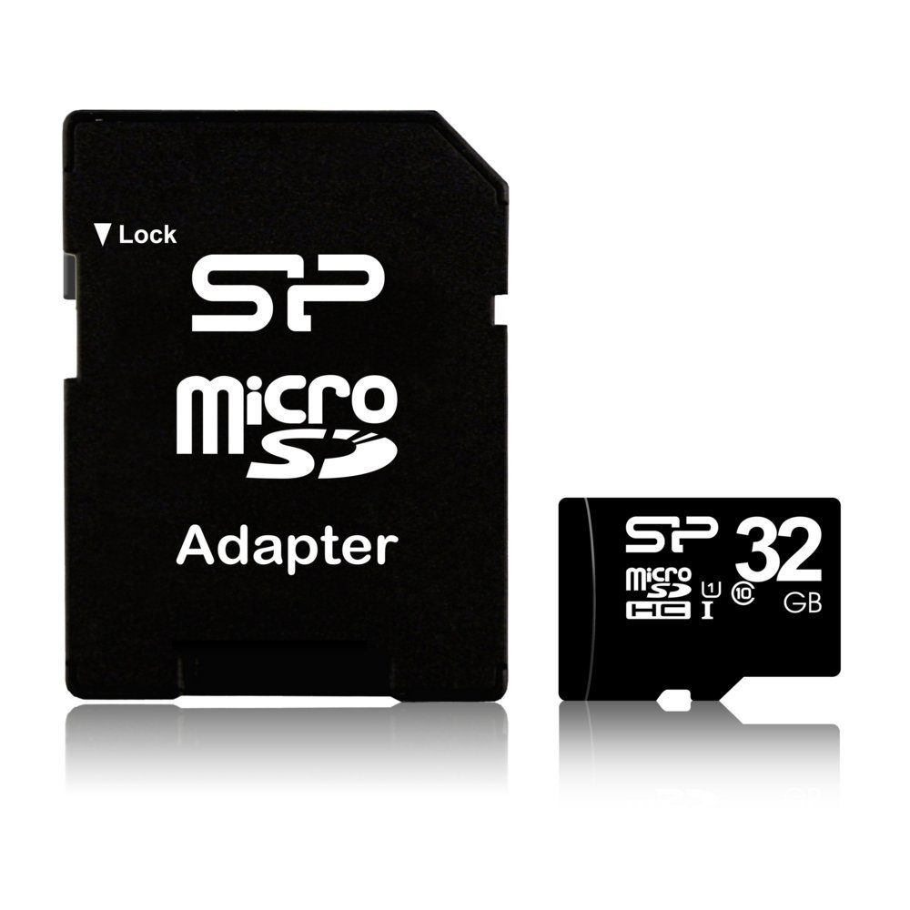 Silicon Power Elite | MicroSDHC | 32GB | Class 10 | UHS-I U1 | Inclusief SD-adapter | Zwart - Afbeelding 3