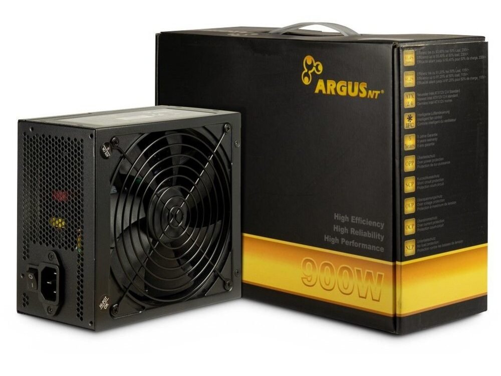 Inter-Tech GPS-900 | 900 Watt Gold ATX PSU | Power Supply | Voeding
