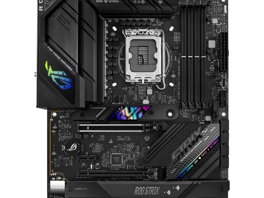 ASUS ROG STRIX B760-F GAMING WIFI | Socket LGA 1700 | Intel B760 | 4xDDR5 | ATX | Moederbord