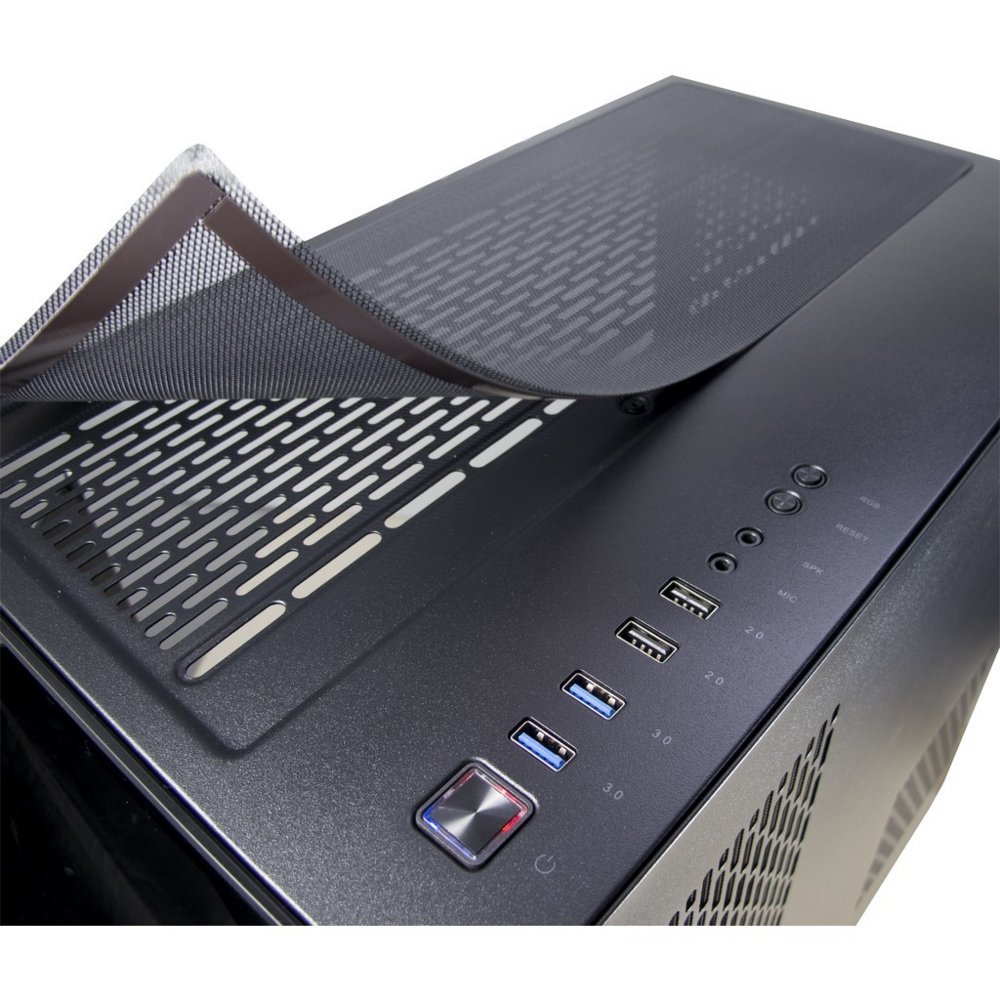 Inter-Tech C-701 Panorama | Full Tower Case | Zwart - Afbeelding 11