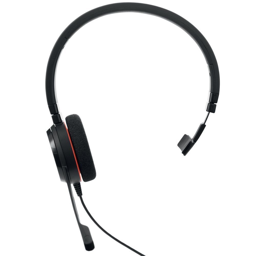 Jabra Evolve 20 UC | Bedrade On-ear Mono Headset | USB-A | Zwart - Afbeelding 5