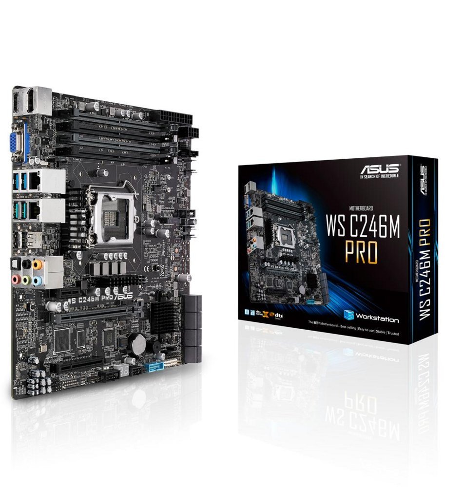 ASUS WS C246M PRO | Socket LGA 1151 | Intel C246 | 4xDDR4 | Micro-ATX | Moederbord - Afbeelding 7