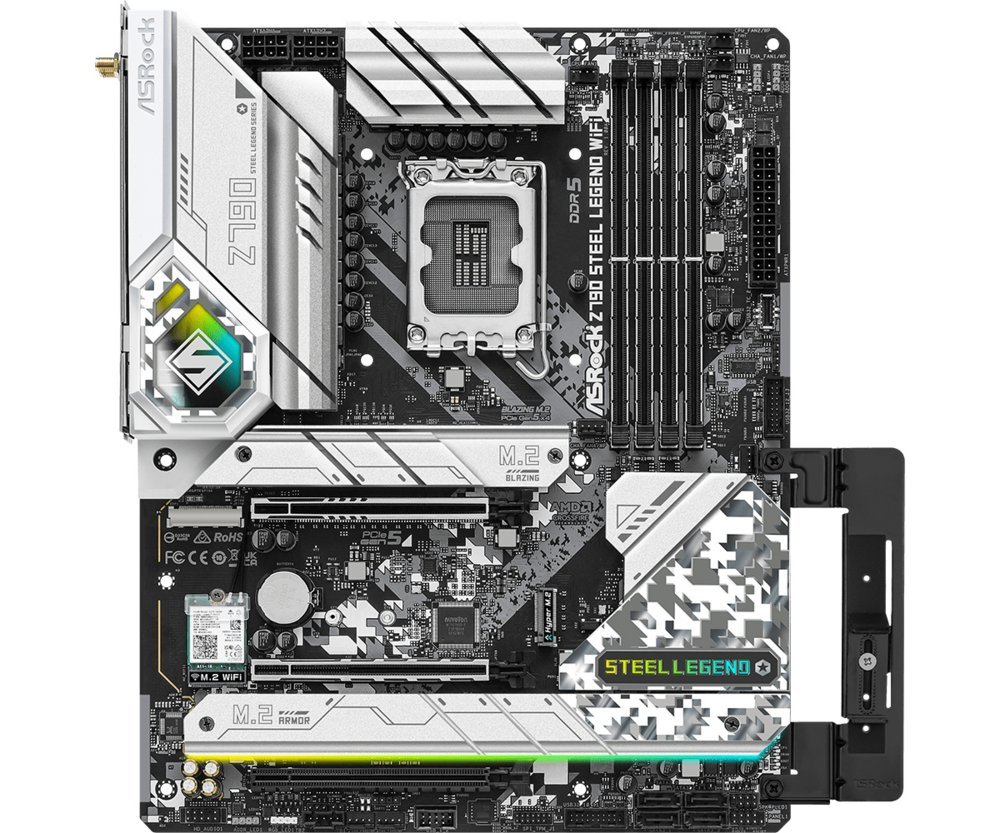 Asrock Z790 Steel Legend WiFi | Socket LGA 1700 | Intel Z790 | 4xDDR5 | ATX | Moederbord