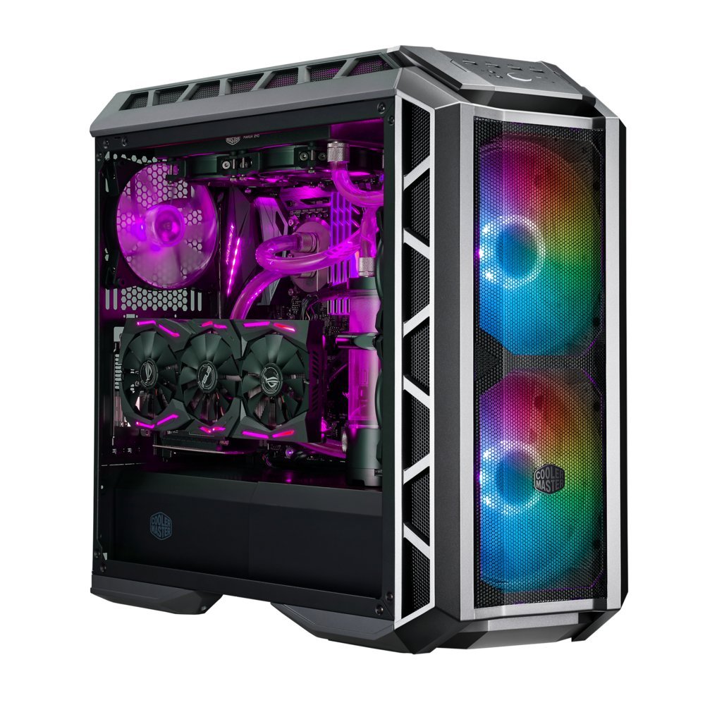 Cooler Master MasterCase H500P Mesh RGB | Midi Tower Case | Grijs