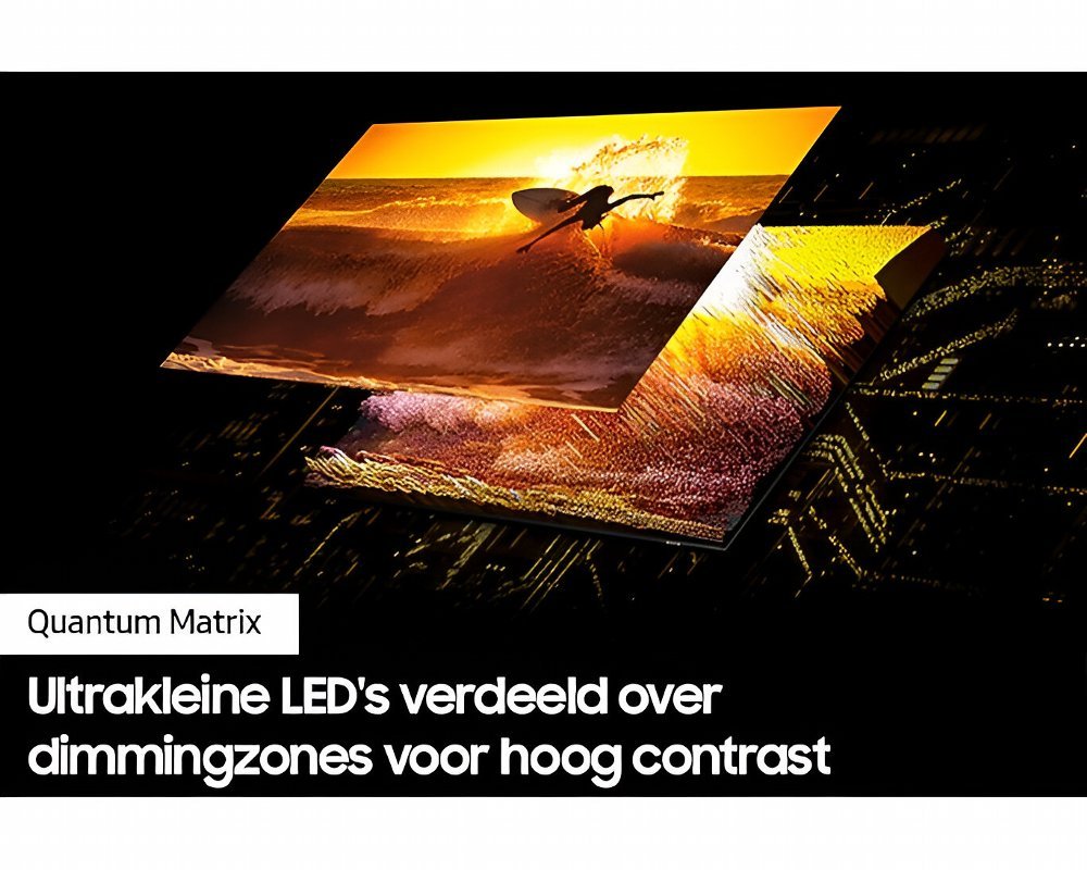 Samsung QE55QN88DBT | 55'' Ultra HD 4K | Neo QLED Smart TV met Tizen & HDR10+ | Local Dimming | Wifi | 100Hz - Afbeelding 7
