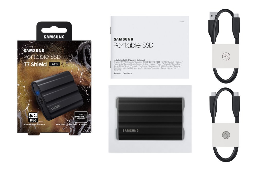 Samsung T7 Shield 4TB Portable SSD | 1.050MB/s | Zwart - Afbeelding 13