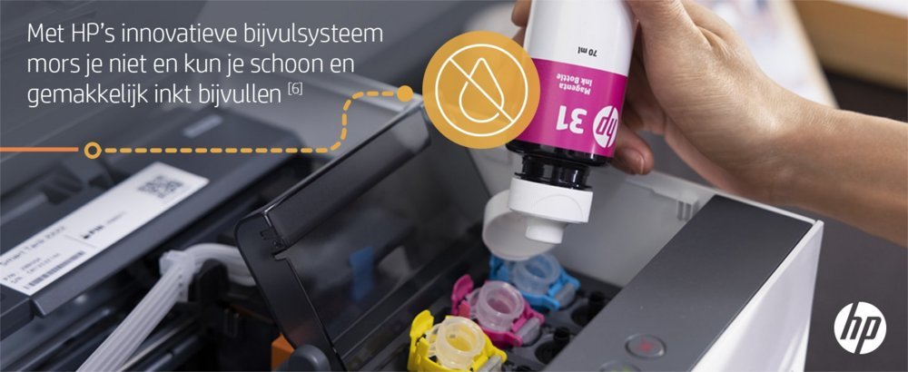 HP Smart Tank 7006 | All-in-One Inkjetprinter | 4800 x 1200 DPI | Wi-Fi | Kleur - Afbeelding 14