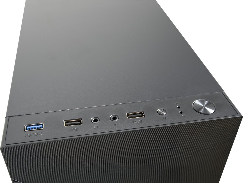 Inter-Tech A-303 Slant | Midi Tower | Zwart - Afbeelding 9