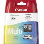 Canon PG-540/CL-541 | Originele Zwarte/Cyaan/Magenta/Geel Inktcartridges | 2-Pack