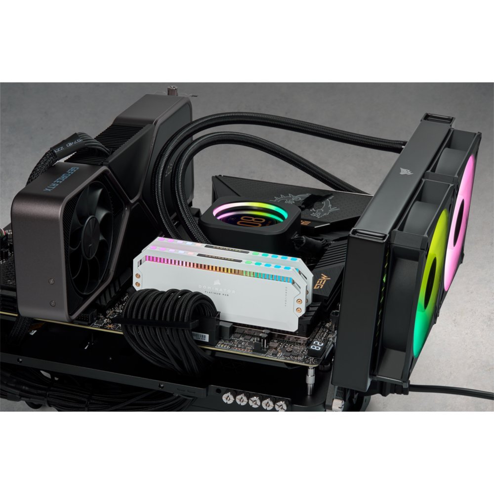 Corsair Dominator Platinum RGB Wit | 32GB 2x16GB DDR5 | 5600MHz | DIMM | CL40 | Geheugenmodule | RAM - Afbeelding 4