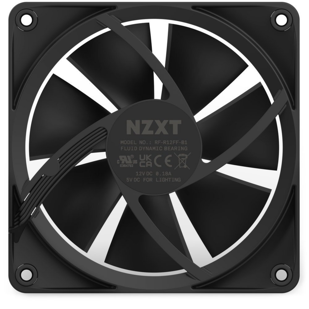 NZXT F120 RGB | 120mm Case Fan | Zwart
