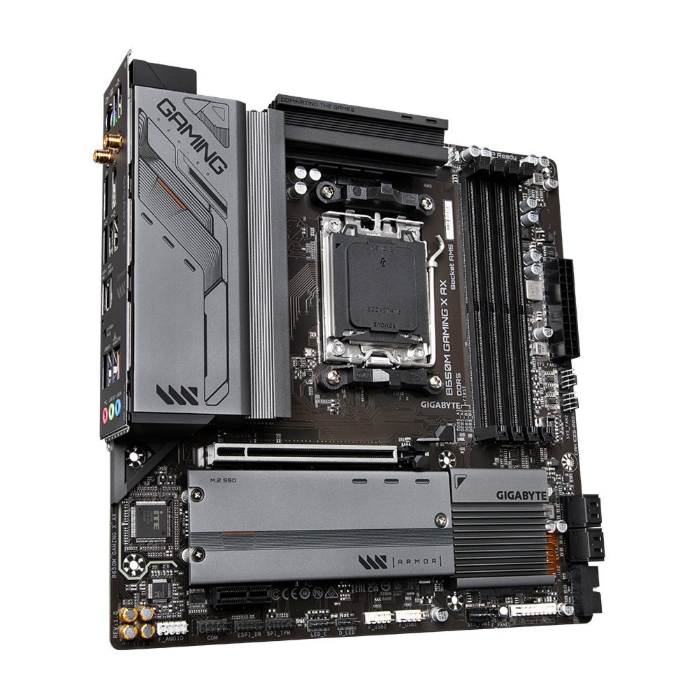 Gigabyte B650M GAMING X AX (rev. 1.x) | Socket AM5 | AMD B650 | 4xDDR5 | Micro-ATX | Moederbord - Afbeelding 3
