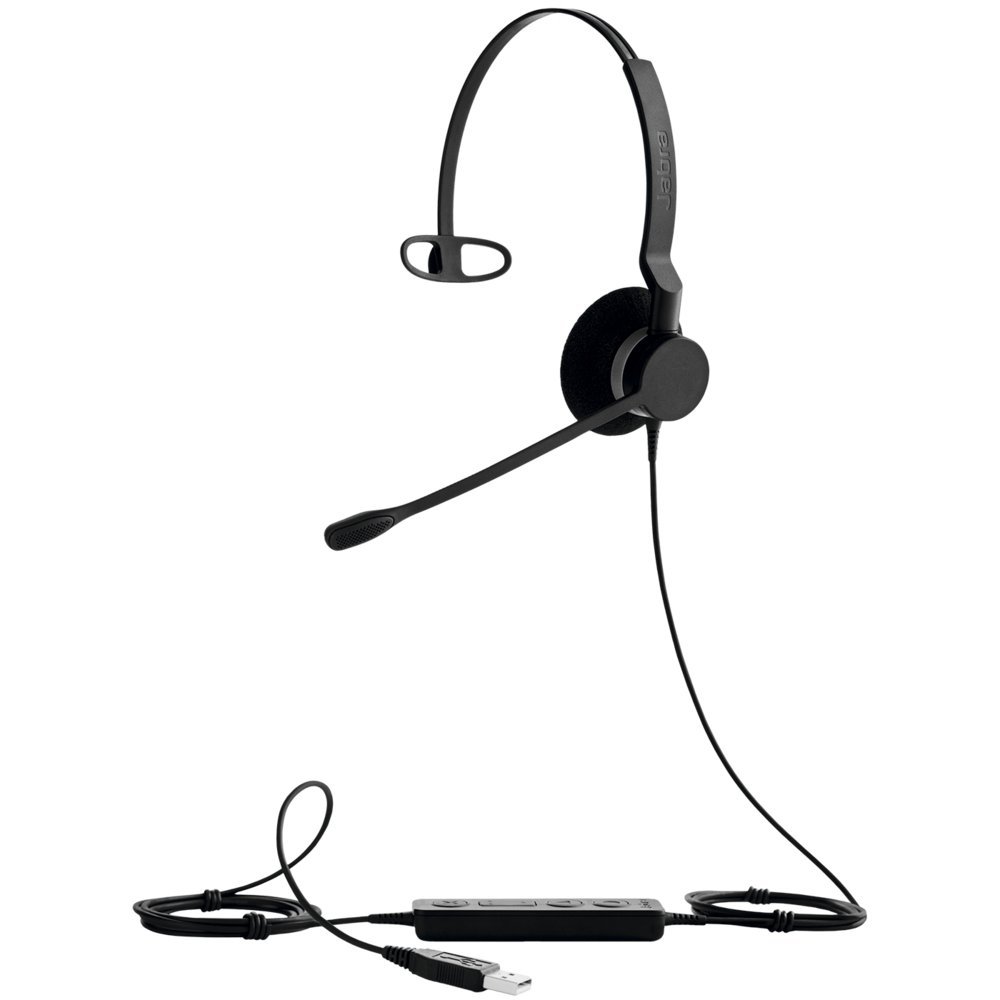 Jabra BIZ 2300 | Bedrade On-ear Headset USB-A | Microsoft Lync Mono | Zwart - Afbeelding 5