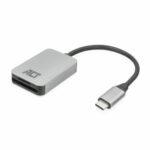 ACT AC7056 | Geheugenkaartlezer | USB 3.2 Gen 1 Type-C | SD/microSD | Grijs