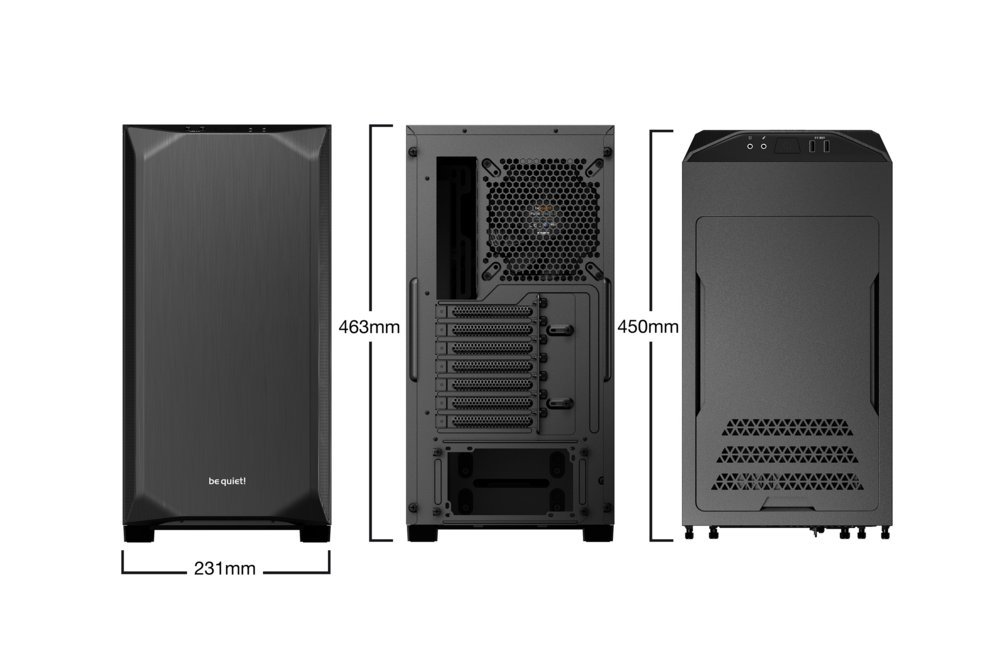 be quiet! Pure Base 500 | Midi Tower Case | Zwart - Afbeelding 3