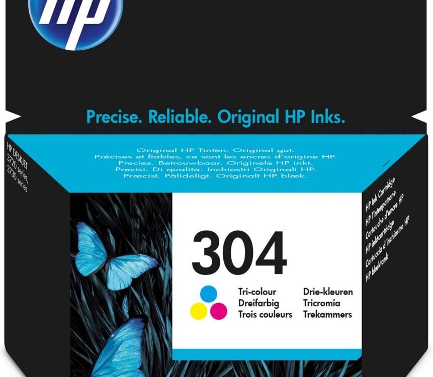 HP 304 | Originele Drie-Kleuren Inktcartridge (N9K05AE)