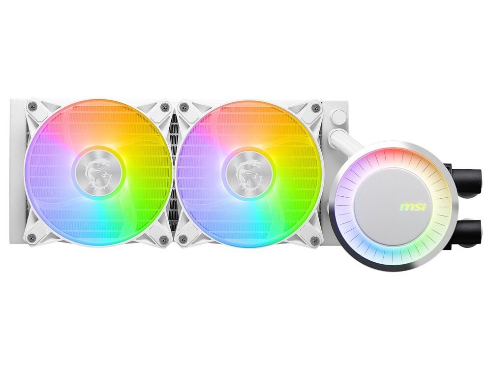 MSI MAG CoreLiquid E240 RGB | White Edition | All-in-One CPU Waterkoeler