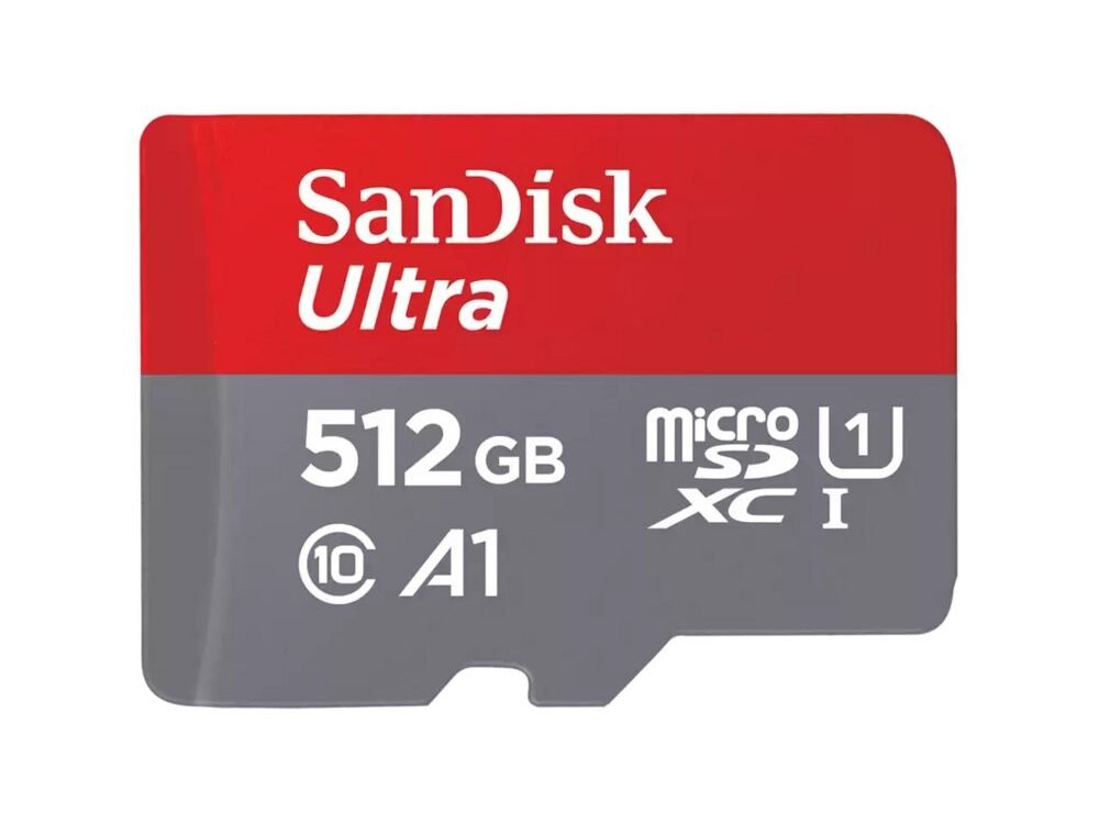 SanDisk Ultra | MicroSDXC | 512GB | Class 10 | UHS-I U1