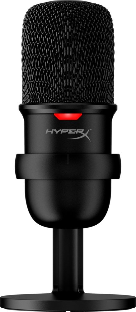 HyperX SoloCast | USB Condensator Gaming Microfoon | 24-bit/96kHz | Tap-to-Mute | Cardioïde | Zwart
