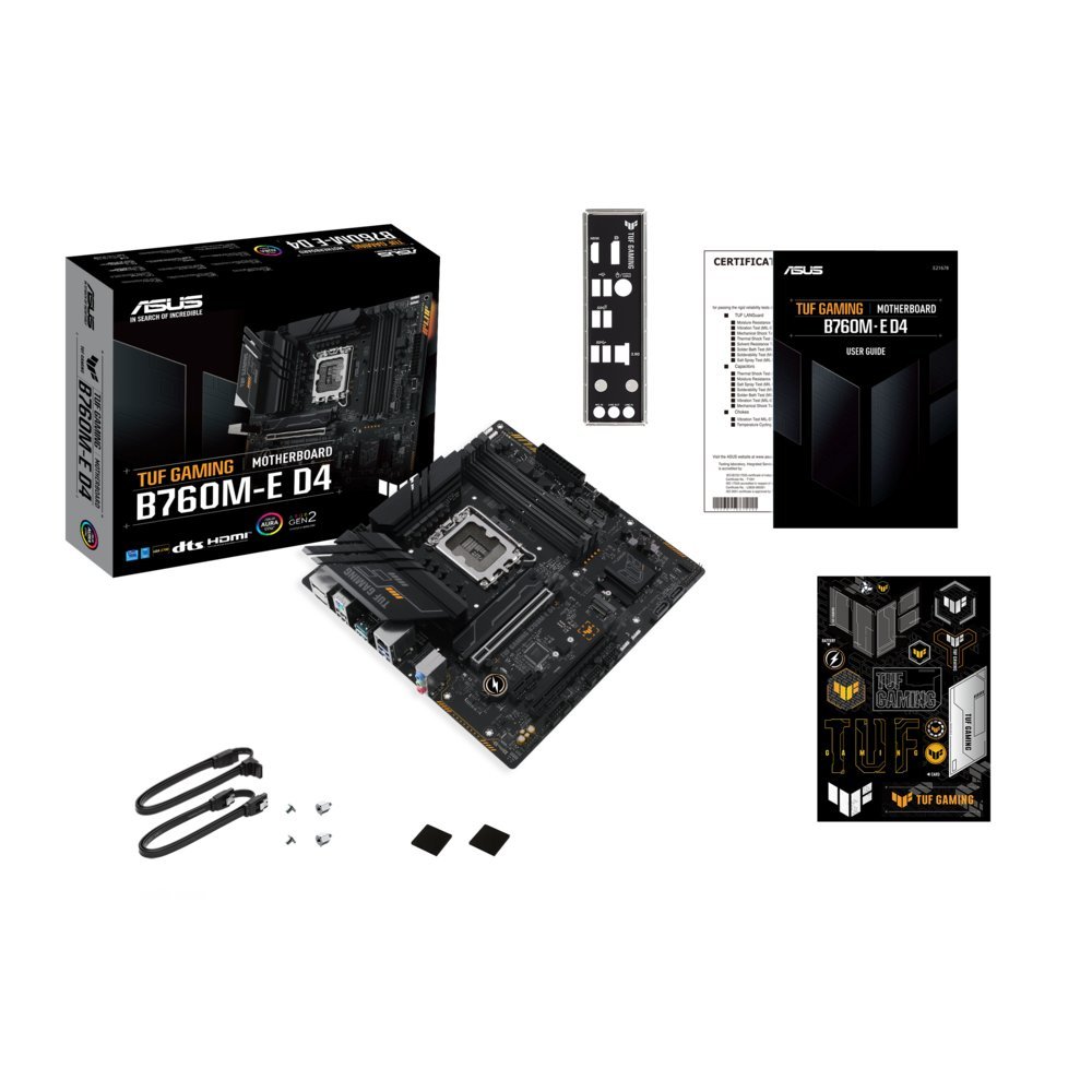 ASUS TUF GAMING B760M-E D4 | Socket LGA 1700 | Intel B760 | 4xDDR4 | Micro-ATX | Moederbord - Afbeelding 6
