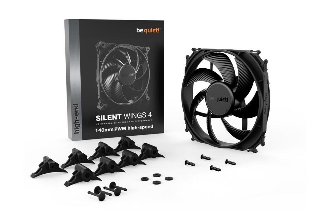 be quiet! Silent Wings 4 | 140mm PWM Case Fan | Zwart - Afbeelding 5