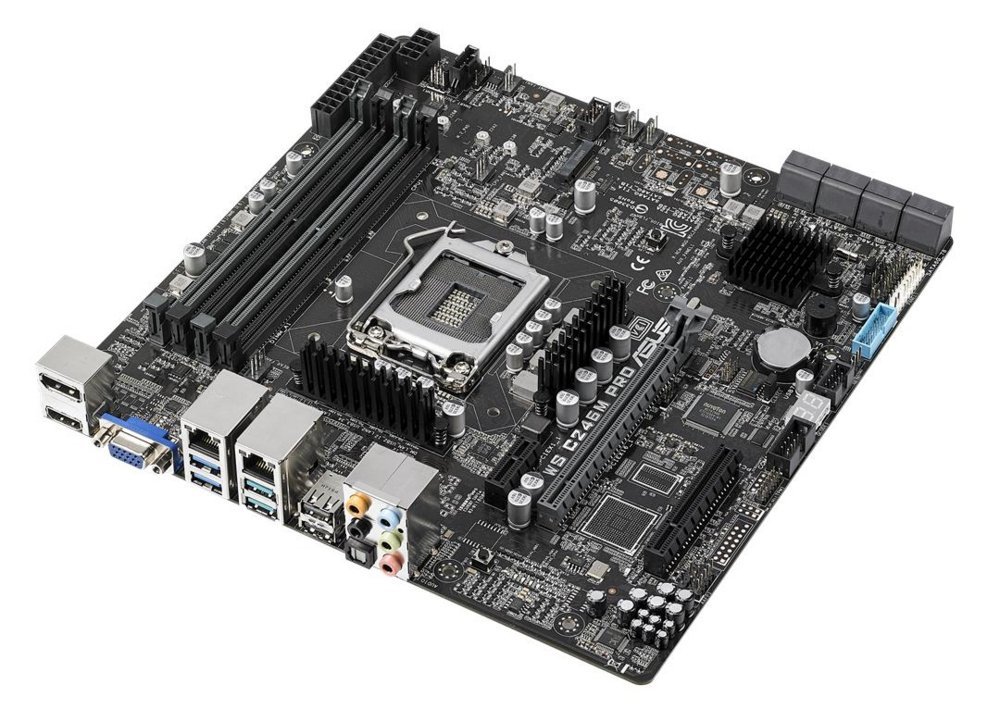 ASUS WS C246M PRO | Socket LGA 1151 | Intel C246 | 4xDDR4 | Micro-ATX | Moederbord - Afbeelding 3