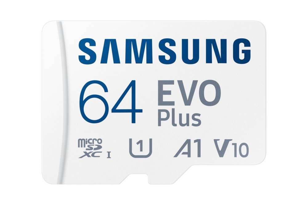 Samsung EVO Plus | MicroSDXC | 64GB | Class 10 | UHS-I U1
