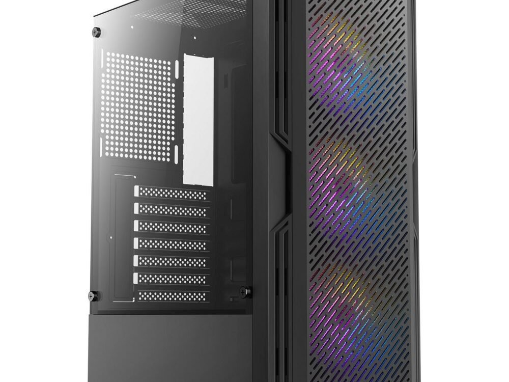 Antec AX20 | Mid Tower Gaming Behuizing | RGB-verlichting | Goede Airflow | ATX-compatibel
