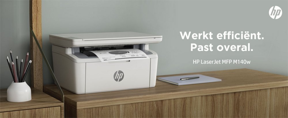 HP LaserJet Pro MFP M140w AiO Laserprinter | 600 x 600 DPI | Wifi | Zwart/Wit - Afbeelding 9