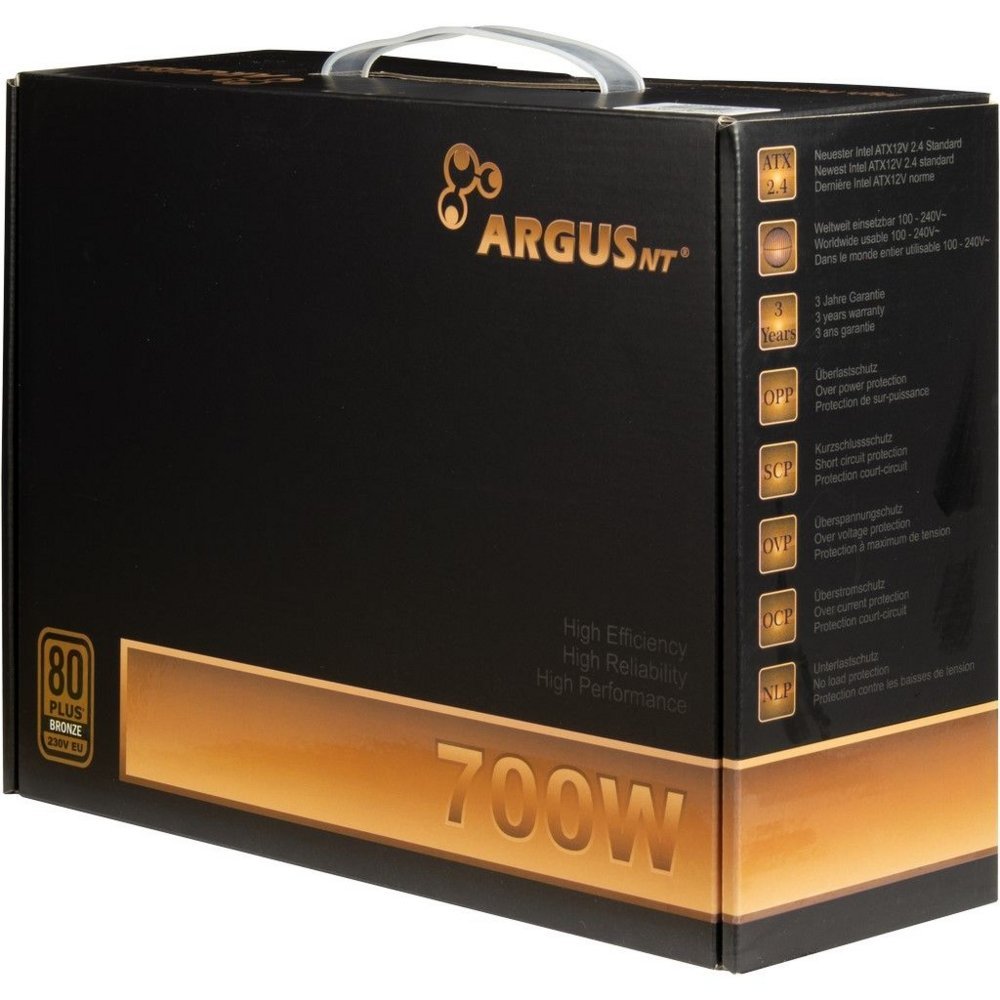 Inter-Tech ArgusNT BPS-700 | 700 Watt Bronze ATX PSU | Power Supply | Voeding - Afbeelding 6