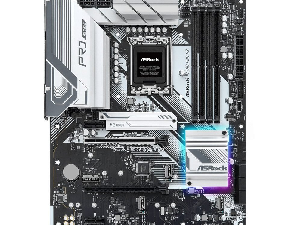 ASRock Z790 Pro RS | Socket LGA 1700 | Intel Z790 | 4xDDR5 | ATX | Moederbord