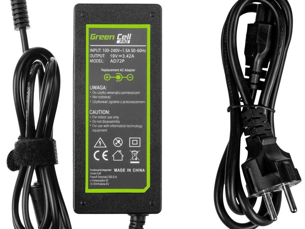 Green Cell GC-AD72P Laptopadapter | 65 W 19V 3.42A