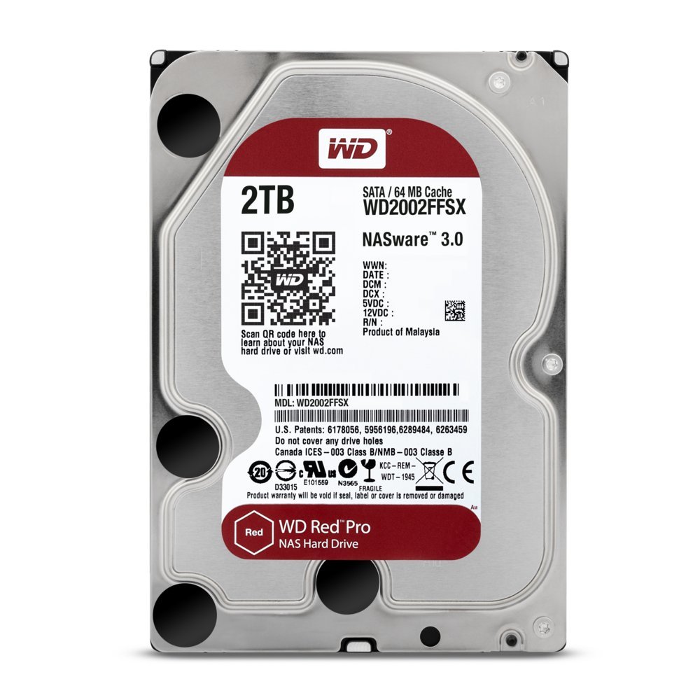 Western Digital Red Pro NAS HDD 3.5" | 2TB SATA III | 7200RPM - Afbeelding 4
