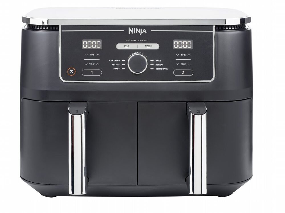 Ninja AF400EU Airfryer XL | Dubbele Mand | 9,5 Liter | Zwart