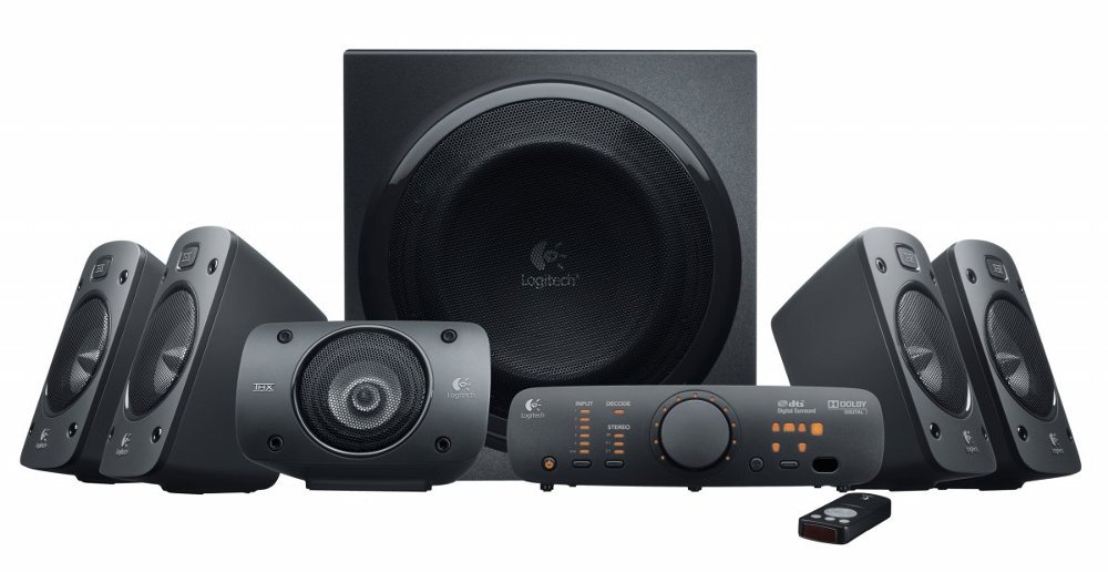 Logitech Z906 | 5.1 Surround Sound Speakerset | THX Gecertificeerd | 500W RMS | Digitale Decodering (Dolby Digital & DTS)