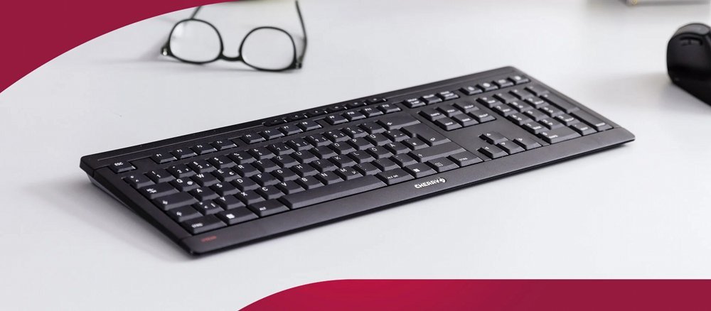 CHERRY Stream Wireless | RF en USB | QWERTY US International | Zwart - Afbeelding 4