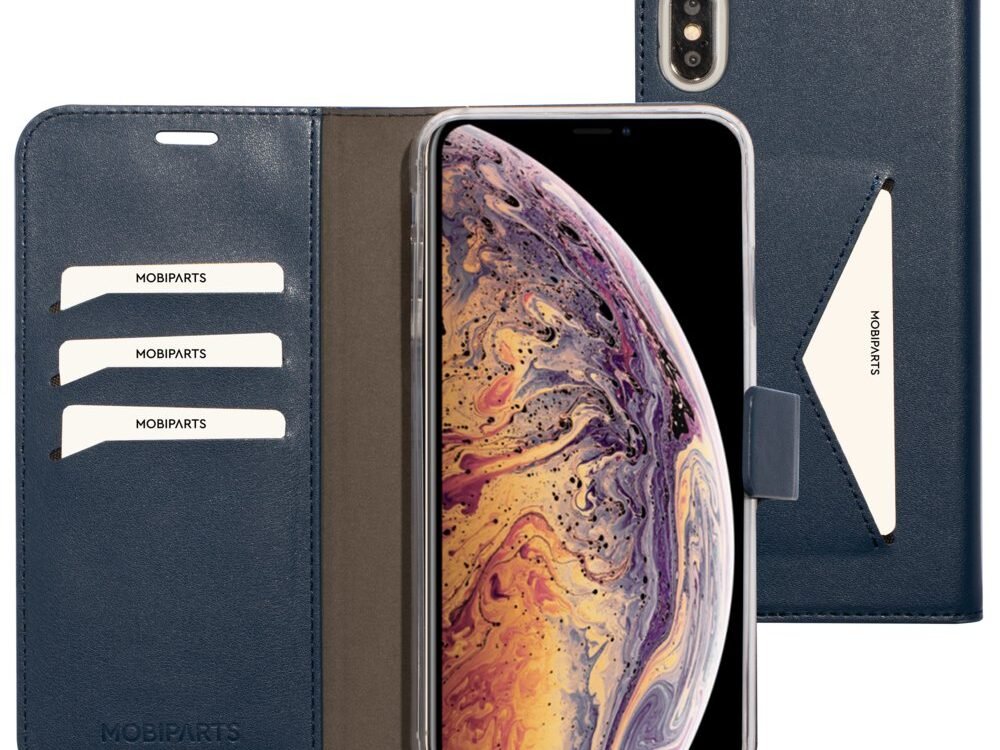Mobiparts Classic Wallet Case | Apple iPhone XS Max | Blue