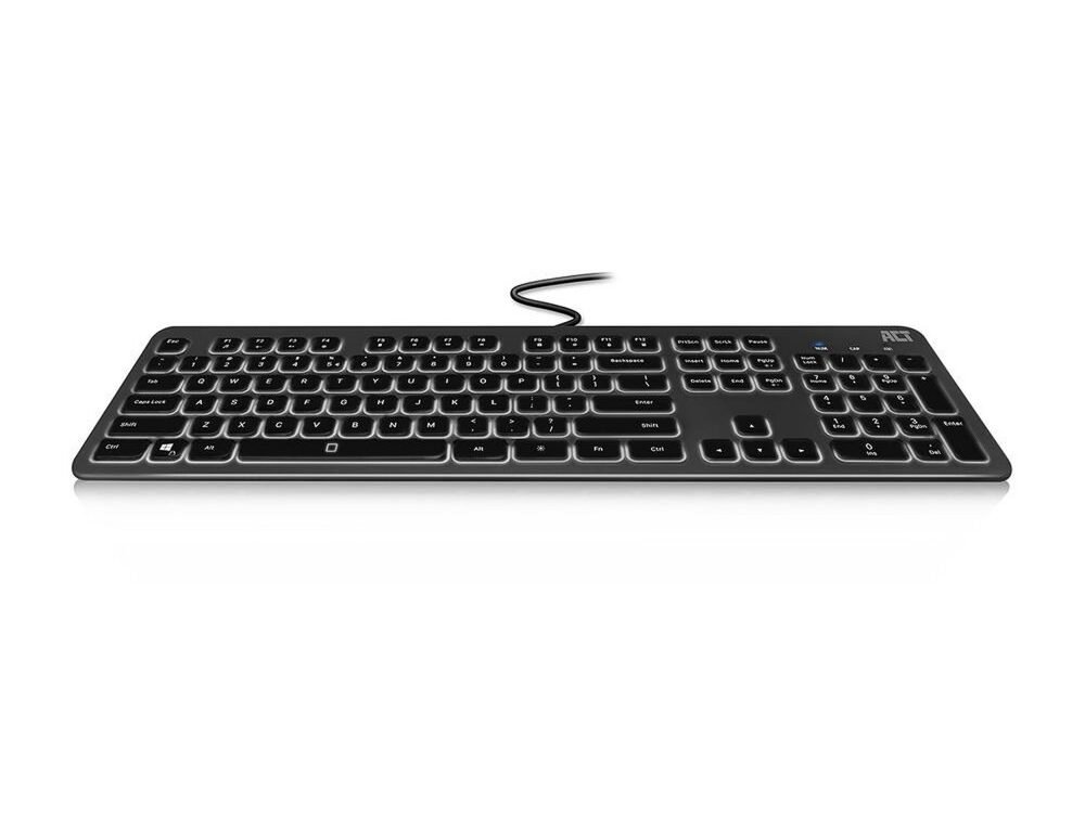 ACT AC5415 | Toetsenbord | USB | QWERTY US-layout | Zwart