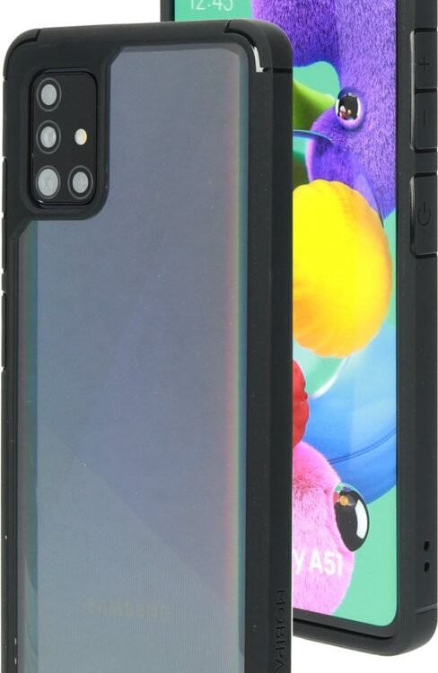 Mobiparts Rugged Clear Case | Samsung Galaxy A51 (2020) | Black