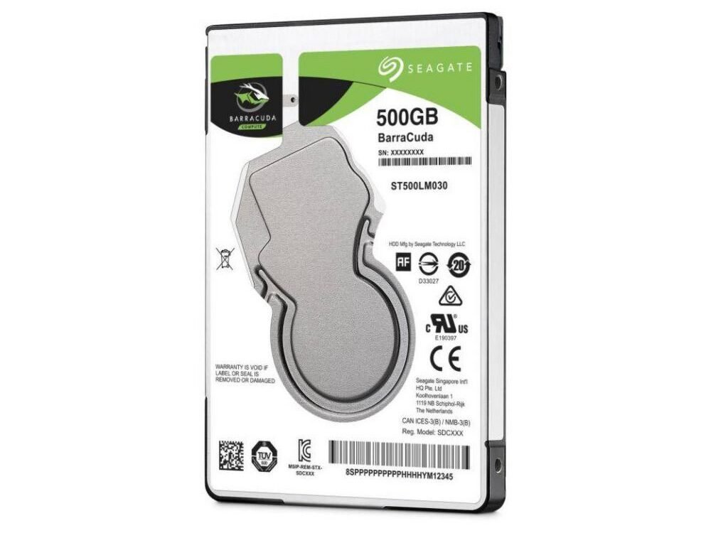 Seagate Barracuda HDD 2.5" | 500GB SATA III | 5400RPM