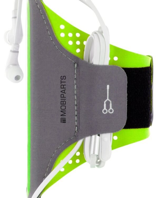 Mobiparts Comfort Fit Sport Armband | Apple iPhone 6, iPhone 6S, iPhone 7, iPhone 8 | Neon Green
