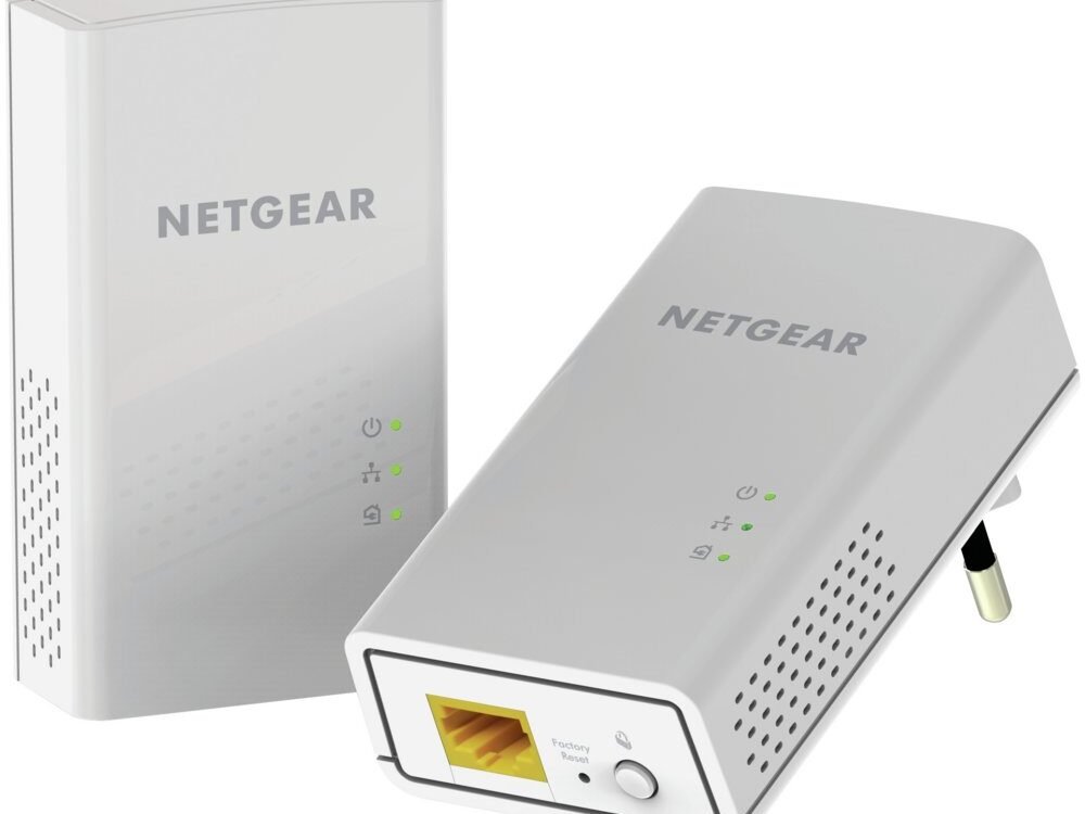 NETGEAR Powerline 1000 | Powerline Adapter | 1000 Mbps | 1x Gigabit Ethernet | Wi-Fi N300 | Wit