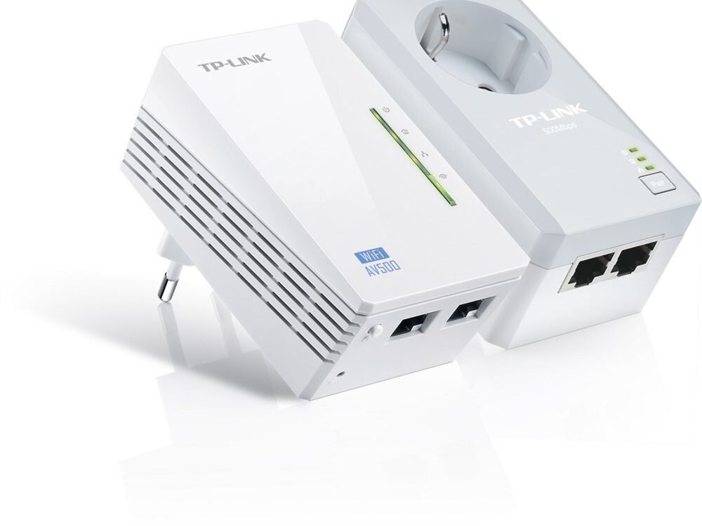 TP-Link TL-WPA4226 KIT | Powerline Adapter Set | 600 Mbps | Wi-Fi N300 | Fast Ethernet | Met Stopcontact | Wit