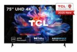 TCL 75V6C | 75" 4K Ultra HD DLED | Google TV | Dolby Vision | 60Hz | HDMI 2.1 | Smart TV