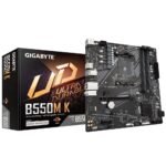 Gigabyte B550M K 1.0 | Socket AM4 | AMD B550 | 4xDDR4 | Micro-ATX | Moederbord