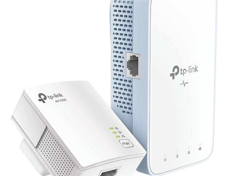 TP-Link TL-WPA7517 KIT | Powerline Adapter Set | 1000 Mbps | Gigabit Ethernet | Wi-Fi AC750 | Wit | HomePlug AV2