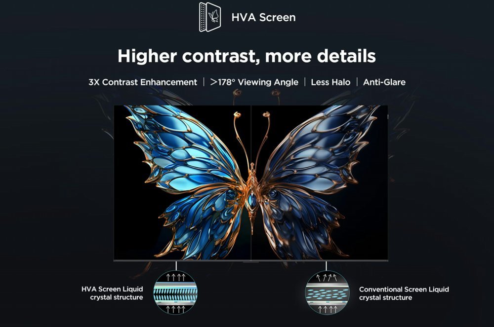 TCL 75V6C | 75" 4K Ultra HD DLED | Google TV | Dolby Vision | 60Hz | HDMI 2.1 | Smart TV - Afbeelding 4