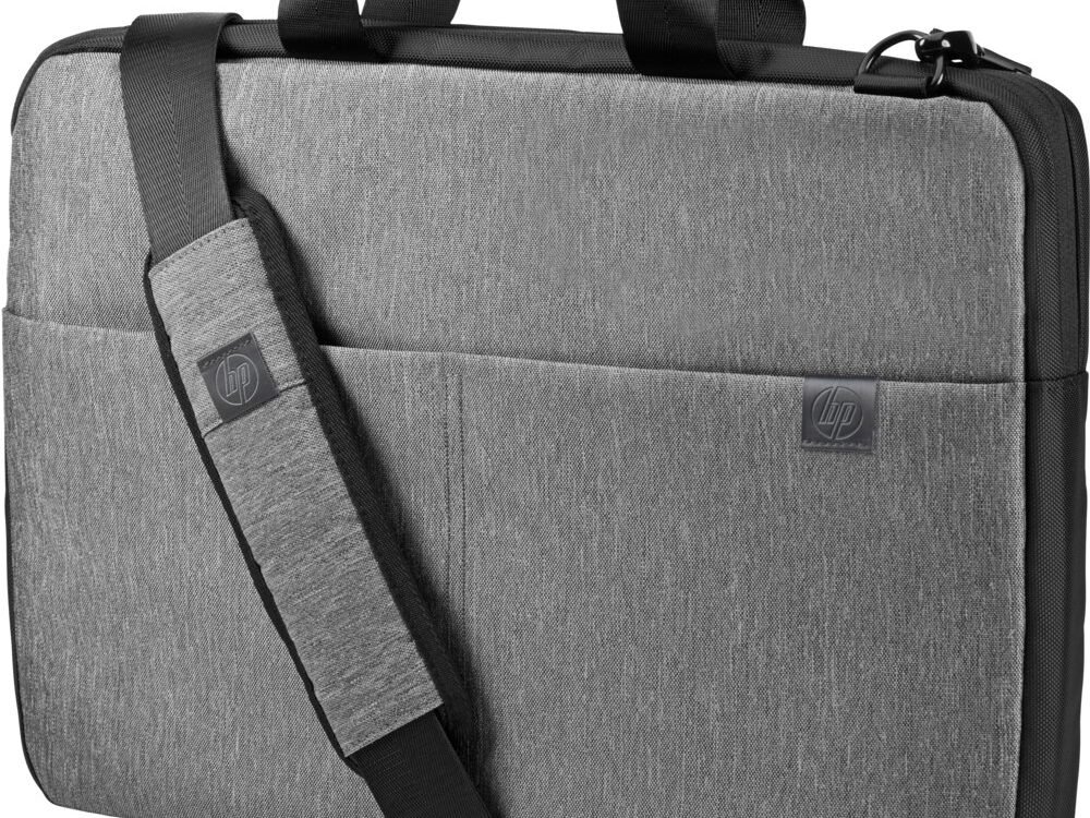 HP 15.6" Business Slim Topload Laptop Tas | Grijs/Zwart