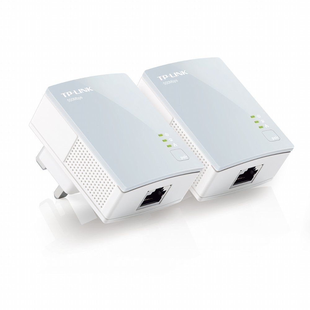TP-Link PA411KIT | Powerline Adapter Set | 500 Mbps | Fast Ethernet | Wit